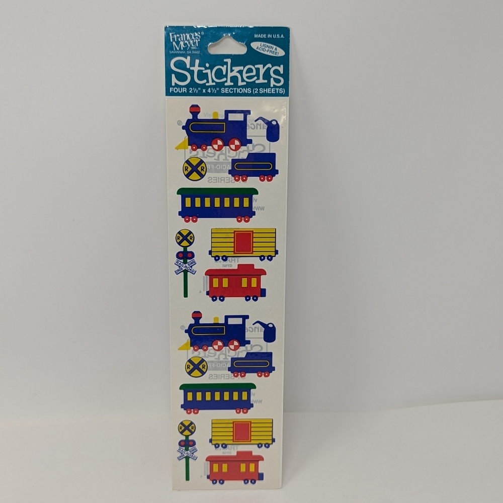 Frances Meyer Stickers Vintage Trains